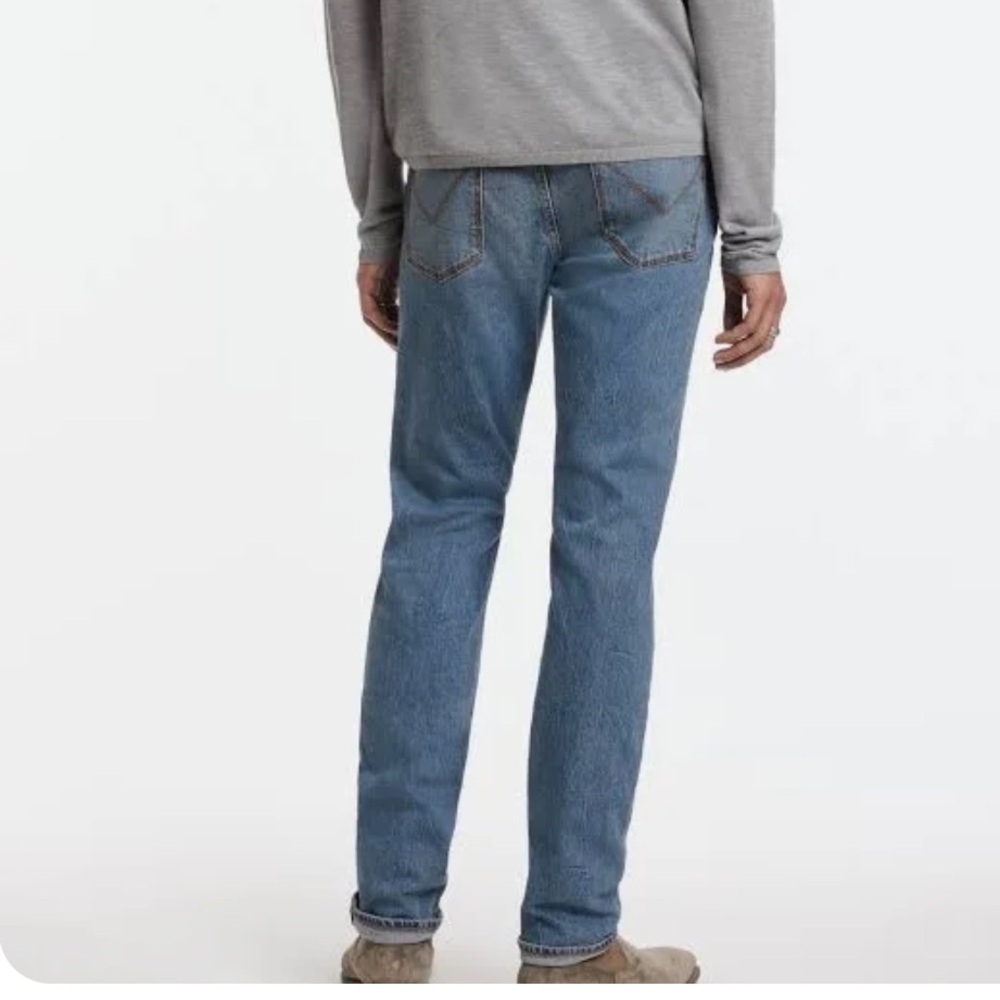 John Varvatos Men's Jv 701 Regular Fit Slim-Straight Jeans - Picture 12 of 13